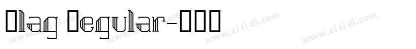 Flag Regular字体转换